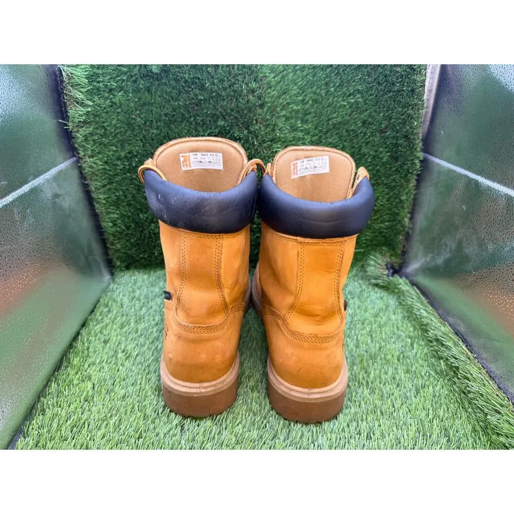 Timberland Direct Attach TB126002713 Combat Boot Mens 12 Brown Leather Steel Toe